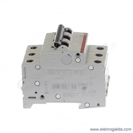 Wyłącznik nadprądowy S203-C32 3P C 32A AC 6kA Wyłącznik nadprądowy S203-C32 3P C 32A AC 6kA