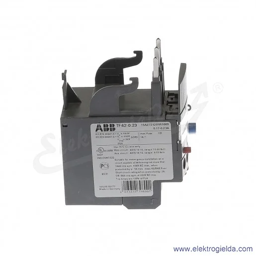 Przekaźnik termiczny TF42-0.23 0.17-0.23 A Przekaźnik termiczny TF42-0.23 0.17-0.23 A