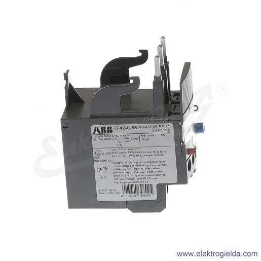 Przekaźnik termiczny TF42-0.55 0.41-0.55 A Przekaźnik termiczny TF42-0.55 0.41-0.55 A